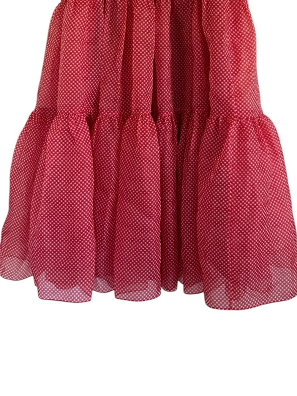 Selkie Red The Baby Gingham Favourite Skirt Size 3X - Picture 6 of 10